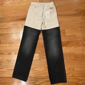 BNWT Peter Do Color Block Denim